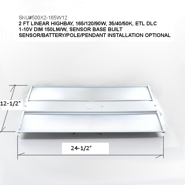 500X2-165W12