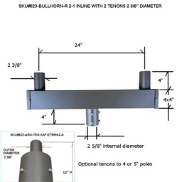 623-BULLHORN-R 2-1 INLINE