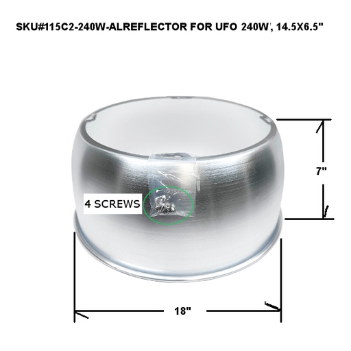 115C2-240W-ALREFLECTOR