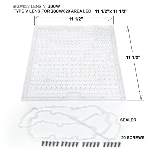 628-LENS-V-300W